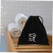 MUSISALY 2pcs Storage Bag Practical Storage Pouch Drawstring Closure Cover Toiletry Organizer Black Velvet - Buy Online on SooperMarket.com