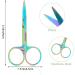 WLLHYF 3 Pack Small Eyebrow Facial Nose Hair Grooming Scissors Stainless Steel Mustache Eyelashes Trimmer Travel Scissors Kit Mini Curved Rounded Scissors for Eyebrow Cuticle Trimming Nasal Clippers - Buy Online on SooperMarket.com