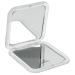 Fantasia Pocket Mirror Square Plastic White Double-Sided Normal and 7x Magnification 8.5 x 8.5 cm Handy Folding Mirror