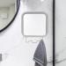 Zerodeko Shower Mirror - Fogless Travel Shaving Mirror with Suction Hook Holder - Buy Online on SooperMarket.com