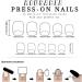 Veeteah Cute Halloween Nails | Artificial Nails Full Stick On Nails False Nails Cute Ghosts Artificial Full Women's Halloween Ghost Press-Ons Fake Nails - Buy Online on SooperMarket.com