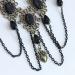Prosy Halloween Tassel Black Flower Gothic Bead Headwear Top Masquerade Headdress Cosplay Hair Clip Hair Accessories for Women and Girls - Buy Online on SooperMarket.com