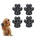 VALFRID Anti-Slip Paw Protectors for Dogs 24 Pieces Self-Adhesive Silicone Gel Resistant Non-Slip Traction Dog Shoes Dog Shoes Dog Socks Replacement S 24 Pieces S-3.3*3.9cm (0-5kg)
