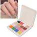Solid Nail Glitter Powder Set for DIY 16 Colors Metallic Mirror Effect Nail Powder Shiny Nail Art Pigment Powder Flashing Nail Powder for Nail Art Decoration Salon Home Use - Buy Online on SooperMarket.com