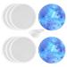 6 PCS Thickened round Coaster Resin Molds  Coaster Silicone Molds for Epoxy Resin  Coaster Molds for Resin Casting  Epoxy Resin Molds for DIY resin coasters Bowl mats  candle holders  Home Decoration. Round coaster mold ...