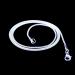 16 Shining White Brightening Snake Chain Necklace - 925 Silver Plated - DIY Jewelry Making Kit - Buy Online on SooperMarket.com