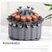 Healeved 1pc Grinding Head Storage Box Rotary Tool Nail Implements Nail File Bits Manicure Tools Holder Acrylic Display Risers Nails Nail Drill Organizer Holder Pe Base Cellular To Rotate - Buy Online on SooperMarket.com