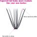 Fadlash 11mm D Curl Individual Cluster Eyelashes Extension 20 Root - 0.07mm | DIY Self-Application Lashes - Buy Online on SooperMarket.com