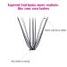 Premium 20D 0.07mm D Curl Individual Eyelash Clusters - 120PCs DIY Fadlash Eyelashes - 13mm | Shop Internationally - Buy Online on SooperMarket.com