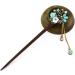 Frcolor Wooden Hair Pin Chinese Hair Sticks with Tassel Retro for Women Hair Styling Blue - Buy Online on SooperMarket.com