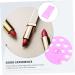 Buy 1 Set Lipstick Filling Mold - DIY Lipgloss Lip Tint Lip Balm Kits with 5 Purple Plastic Trays for Makeup | International Shipping Available - Buy Online on SooperMarket.com