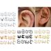 Diarypiece 12 Pcs Retro Advanced Sense Ear Bone Clip Without Pierced Metal Ear Cuff Jewelry Metal alloy - Buy Online on SooperMarket.com