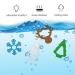 Anditoy 4 Pack Christmas Teething Toys for 3-12 Months Babies - First Christmas Teether Stocking Stuffers - Buy Online on SooperMarket.com