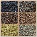 500 Micro Rings with Silicone Insert for Micro Ring Extensions Real Hair Extension - Black 500 pcs Black