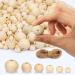 Innovative Offer: 510 Pcs Wooden Beads with Jute Twine - 6 Sizes Unfinished Wood Beads for Crafts - Ideal for Jewelry Making, Garland, and DIY Projects - Buy Online on SooperMarket.com
