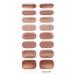 Semi Cured Gel Nail Polish Stickers Fashion Classical Nails Strips Waterproof Adhesive Full Wraps Gel Nail Art Stickers Semi Cured Gel Nail Strips Starter Kits BSG0334