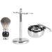 Professional 3-in-1 Shaving Set for Men - Razor Brush & Holder | Perfect Gift for Father's Day & Birthdays - Buy Online on SooperMarket.com