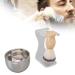 Topyond 3-part men's rasier brush set acrylic brush holder soap shell gentle nylon bristles shaving set shaving brush holder bowl set shaving brush soap shell set
