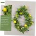 Zerodeko 2pcs Lemon Cane Spring Fruit Garland Front Door Wreaths Festival Garland Fruit Plants Hanging Lemon Artificial Lemon Garland Front Door Decor Silk Flower Branch Decorative Flower - Buy Online on SooperMarket.com