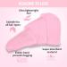 Nykaa Naturals Microfiber Hair Towel Wrap - Lightweight & Absorbent Gentle on Hair Prevents Frizz - Pink - 1 pc | Ideal for All Hair Types - Buy Online on SooperMarket.com