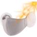 Visiblurry Kawaii Cloud Shape Face Cover | Plush Rabbit Fur Ear Warmer & Slim Winter Protection - Buy Online on SooperMarket.com