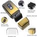 Hatteker Triple Blades Foil Shaver for Men - Close Bald Head Shaving - Waterproof Electric Razor for a Smooth Finish - Cordless and Wet/Dry Use - Gold - Buy Online on SooperMarket.com