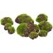 12Pcs Artificial Rock for Moss,Foam False Moss Green Moss Balls Moss Covered Stones for Garden Decor DIY Floral Arrangements Plant Poted Decoration, 3 Size