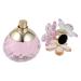 Gogogmee 1 Perfume Talco Perfumado Para Mujer Fragrance Pump Bottle Aroma Sprayer Container Vintage Aroma Container Car Scents for Women Refillable Essential Oil Sprayer Glass 9.00X6.00X6.00CM Pink