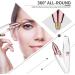 Rehomy 2-in-1 Eyebrow Trimmer & Face Hair Remover | Rechargeable Painless with Light Rose Gold & White | International Shipping Available - Buy Online on SooperMarket.com
