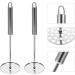 Hemoton Carrot Cookware 2pcs Potato Masher Stainless Steel with Fine Mesh Platter Fruit Cooking Tools for Bead Fruits Yams Baby Food (Silver) Garlic Smasher Press - Buy Online on SooperMarket.com