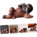 Alipis Tea Pet Chinese Decor Fairy Feng Shui Laughing Buddha Car Decoration Buddha Ornament Maitreya Buddha Figurine Desk Decor Monk Outdoor Statue Three No Purple Clay Decorations Red 13.3X6.5CM - Buy Online on SooperMarket.com