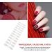 Dajidafu 1 Set French Tip Press on Nails Extra Long Colorful Gloss Adhesive Tabs Full Cover Ballerina Flat head for Women Girls Type 16 - Buy Online on SooperMarket.com