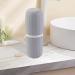 YWJLQH 5x Travel Toothbrush Holder & Gargle Cup - Compact Outdoor Shower & Camping Solution in Gray - Buy Online on SooperMarket.com