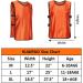KUAIPAO Soccer Pinnies Training Vests - Orange, Size Large | Team Practice Jersey for Kids, Youth, and Adults - Buy Online on SooperMarket.com