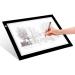 LitEnergy A4 LED Copy Board Light Tracing Box  Ultra-Thin Adjustable USB Power Artcraft LED Trace Light Pad for Tattoo Drawing  Diamond Painting  Streaming  Sketching  Animation  Stenciling 01 - A4 BLACK