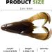 Pelican Mate Topwater Frog Lures - Double Propellers, Soft Silicone Bass Bait - Realistic Kit Set for Trout, Pike - Freshwater & Saltwater - 2pcs/3.5/0.53oz - Buy Online on SooperMarket.com