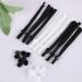 200PCS Adjustable Black & White Face Mask Elastic with Comfortable Ear Hanging Rope - Buy Online on SooperMarket.com