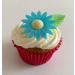 12 Gorgeous Mixed Colour Edible Wafer Daisies & 12 Pretty Leaves - Buy Online on SooperMarket.com