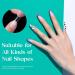 Beetles Medium Coffin False Nails Tips 500Pcs - Clear Artificial Nails for DIY Nail Art - Nail Glues for Acrylic & Dip Powder Nails - Poly Extension Gel Nails - Buy Online on SooperMarket.com