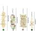 Yorgewd 7 Pack Bird Toys Natural Wood Small Bird Cage Toys Small Parrot Swing Chewing Toys for Budgies Small Parakeets Conures Love Birds Cockatiel Finches - Buy Online on SooperMarket.com