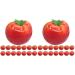 Alipis 30 Pcs Artificial Tomato Artifical Plant Photo Display Artificial Vegetables Decoration Tomato Photography Props Artificial Fruits Faux Fruit Fake Foods Toys Foam Decorations Mini Redx2pcs 7.5x7.5cmx2pcs