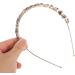 Minkissy Crystal Rhinestone Headband Anti-slip Wedding Bridal Headpieces Bling Hairbands Tiara Bridal Prom Party Hair Accessories for Women Girls (Blue Green) - Buy Online on SooperMarket.com