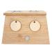 Moxibustion Box 3 types Moxibustion Box Moxa Sticks Burner Popular Moxibusion Bamboo Box Health Care Healing Therapy Moxibustion Holder Case (2 holes)
