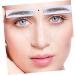 Angoily 4pcs Eyebrow Stickers Waterproof Eyebrow Brown Eyebrow Tool 3d Shaping Post Paper - Buy Online on SooperMarket.com