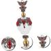 Angoily Perfume Bottle Essential Oil Bottle Glass Decorations Travel Delicate Red - Buy Online on SooperMarket.com