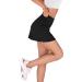 ODODOS Women's Athletic Tennis Skorts with Pockets - Black, Small - Buy Online on SooperMarket.com