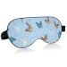 Haskirky Light Blocking Eye Mask Breathable and Adjustable Adult Men and Women Travel on Business Trips Yoga Meditation Light Smooth Comfortable Eye Mask Office Deep Sleep Goodies Butterfly on Past