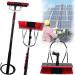 Photovoltaic Panel Cleaning Brush High-Altitude Cleaning Brush With Extension Pole Water Fed Pole Brush System Telescopic Window Cleaning Tools 5.4M 35cm Brush Head 11M/36FT