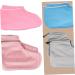 Amosfun 2 Pair Paraffin Wax Warmer Paraffin Wax Booties Paraffin Bath Liners Wax Foot Covers Moisturizing Booties Hot Spa Wax Foot Moisturizing Socks Cotton Foot Strap Foot Bag Heel Work 28x20cm Pink - Buy Online on SooperMarket.com