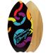 Morey -37.5" Wood Skimboards Wooden Skim Board with Grip Pad for Kids and Adults